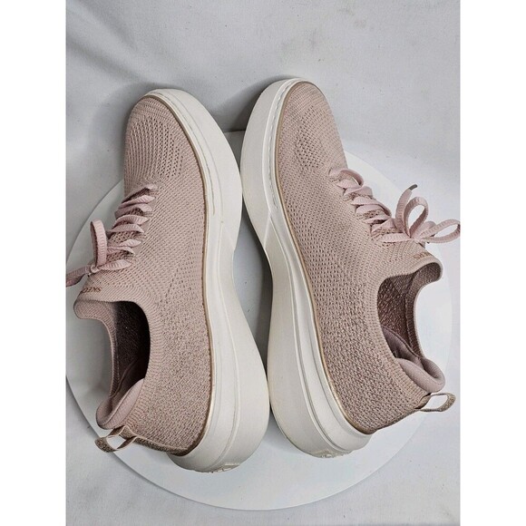 Skechers Stretch Fit Women Size 10 Pink Knit  Running Shoes - Picture 4 of 8